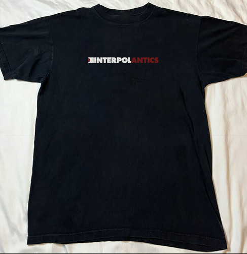 Interpol antics black cotton - black,